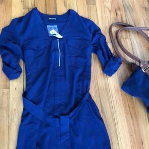 Navy blue dress